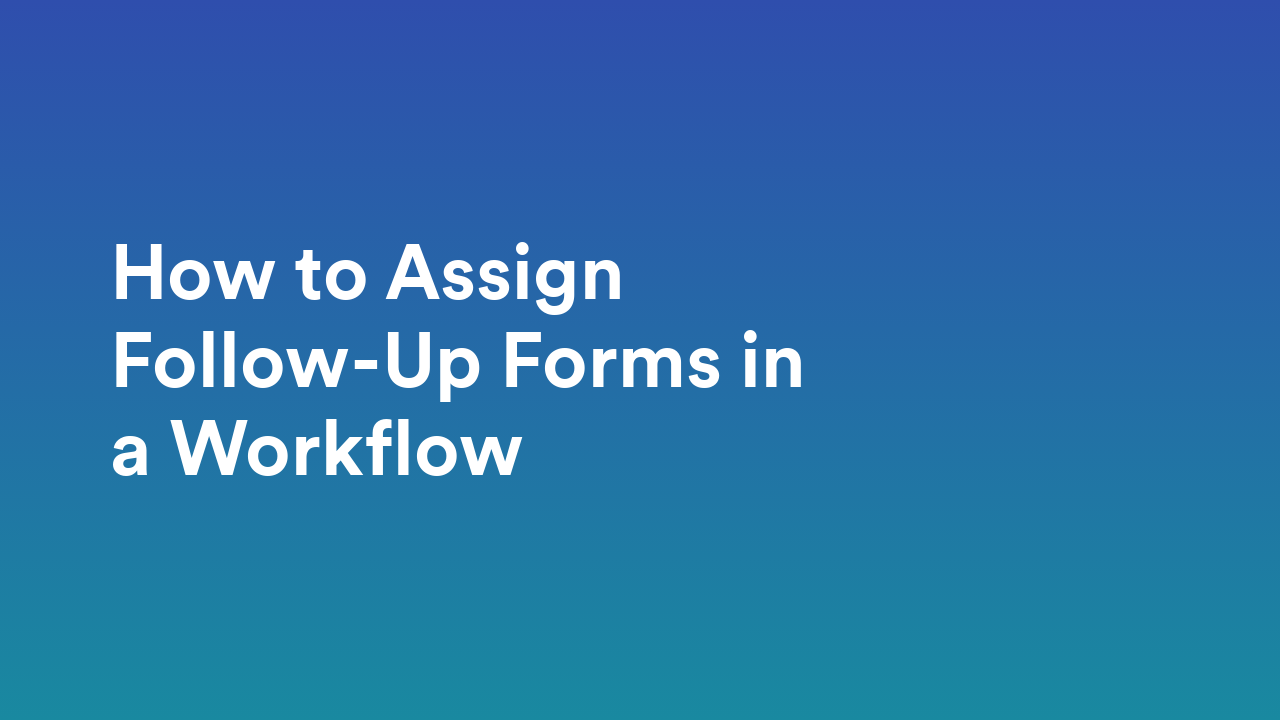 Jotform Workflows