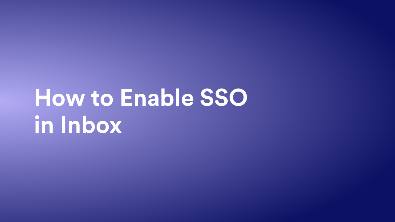 Single Sign-On (SSO)