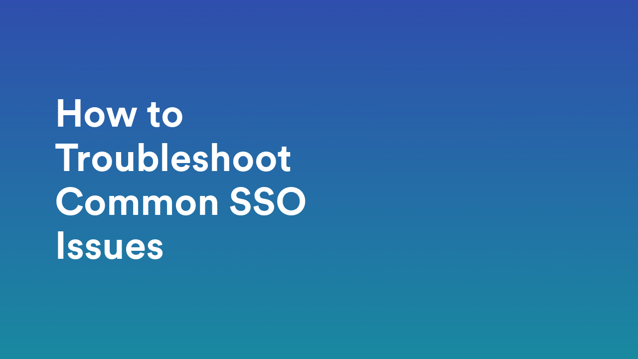 Single Sign-On (SSO)