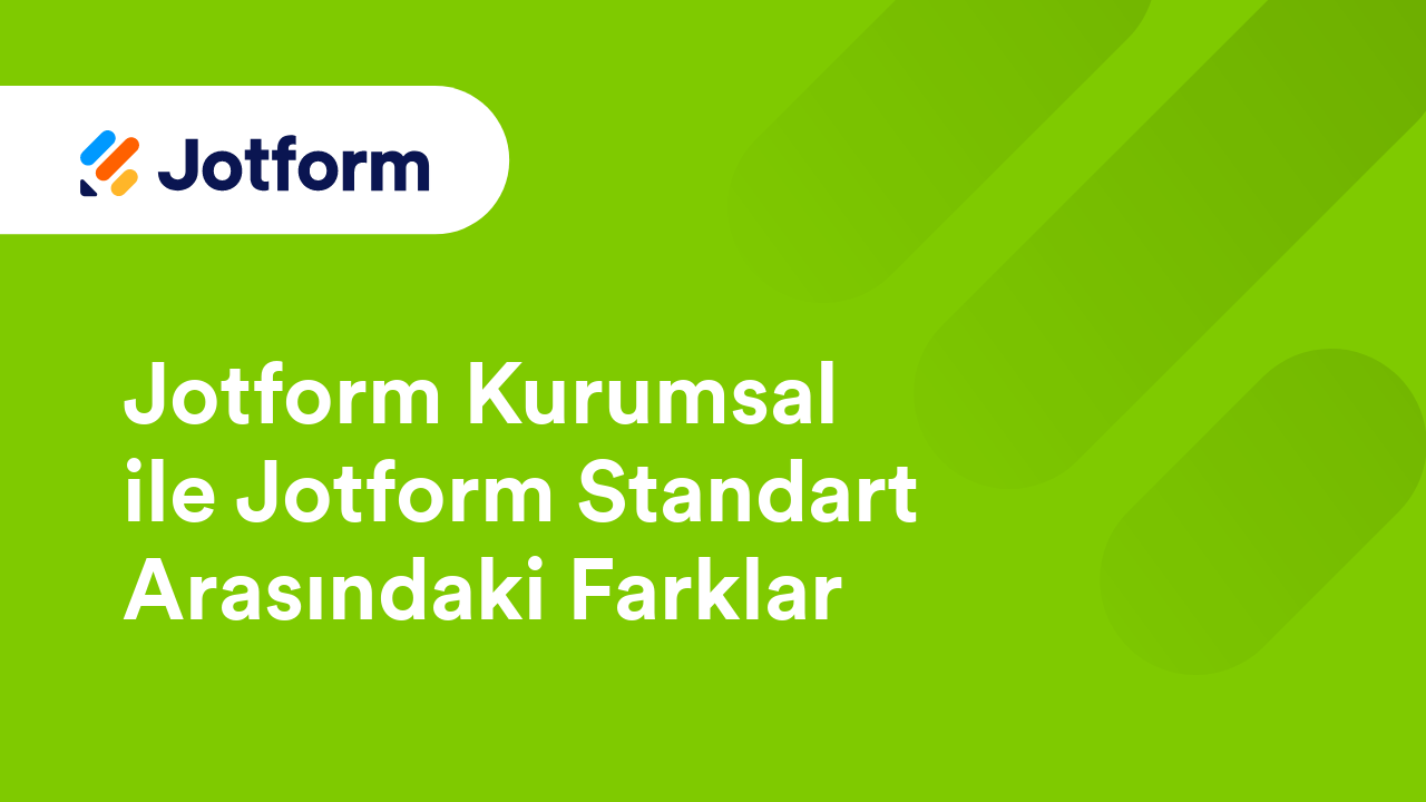 Jotform Kurumsal Plan
