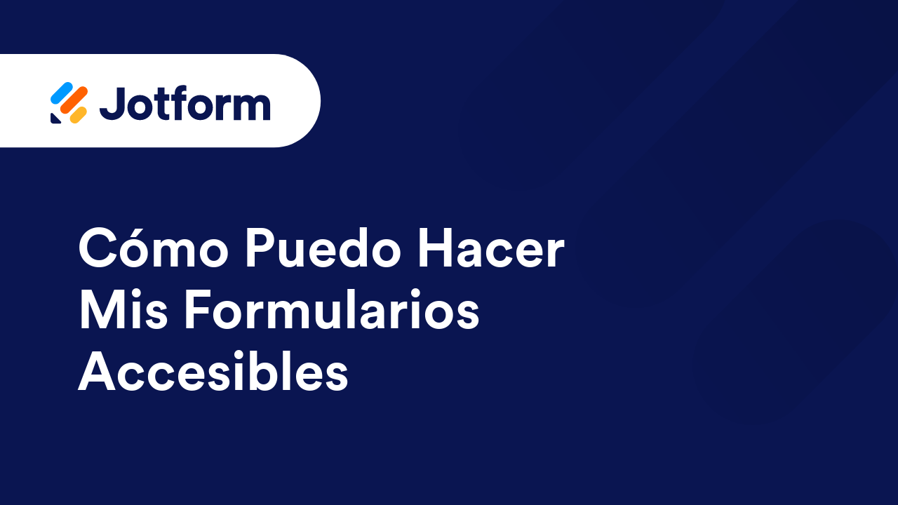 Creando formularios accesibles