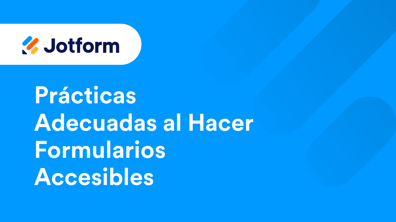 Creando formularios accesibles