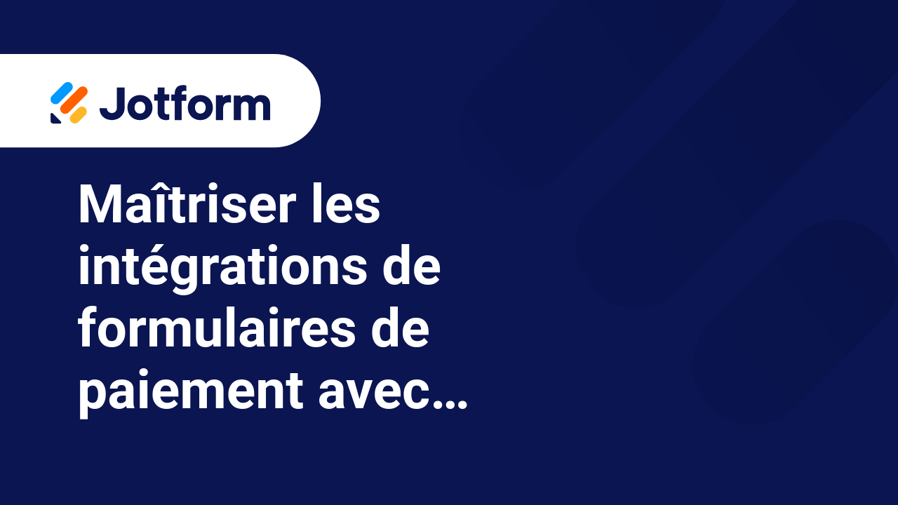 Formulaires de paiement