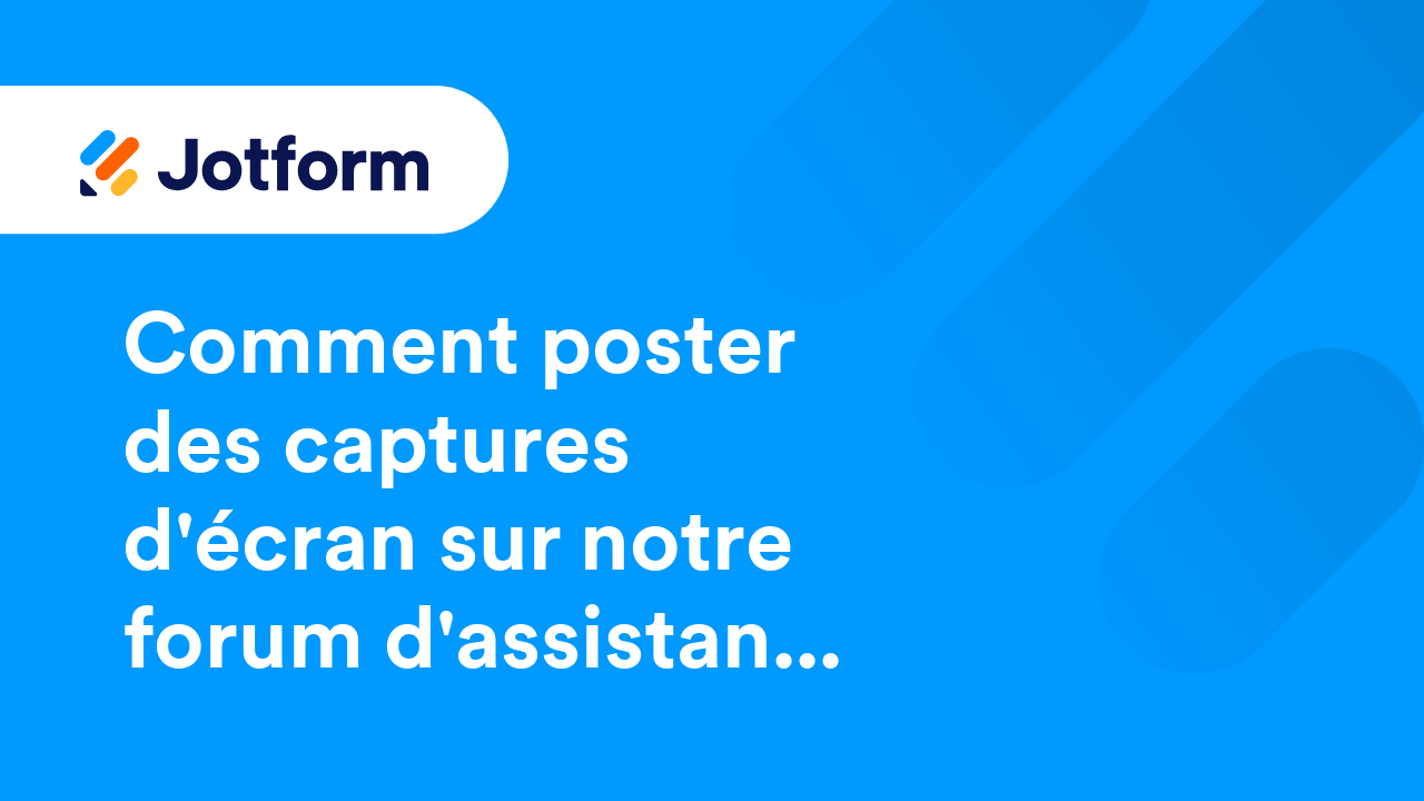 Débuter avec Jotform