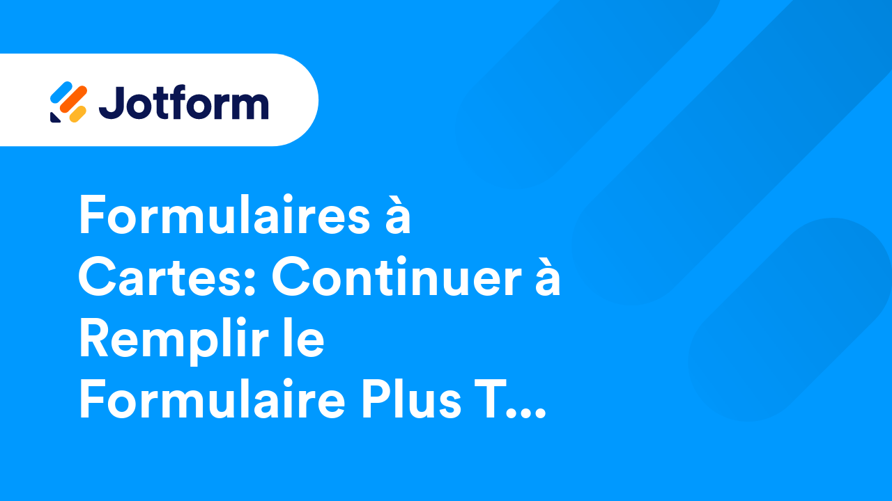 Formulaires format cartes