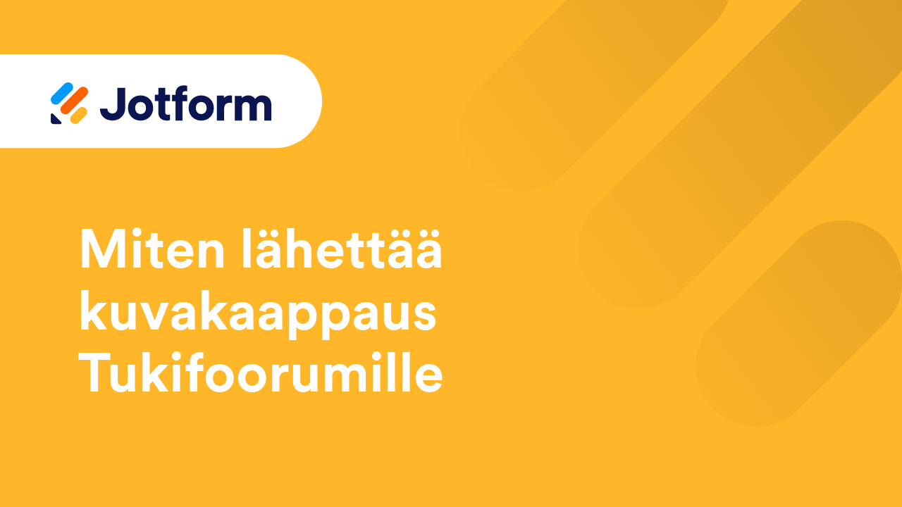 Jotformin käytön aloittaminen