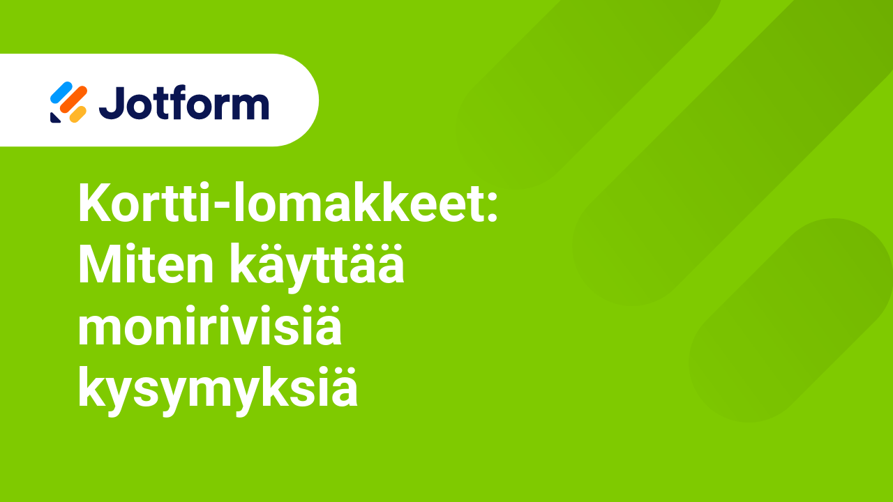 Kortti-lomakkeet