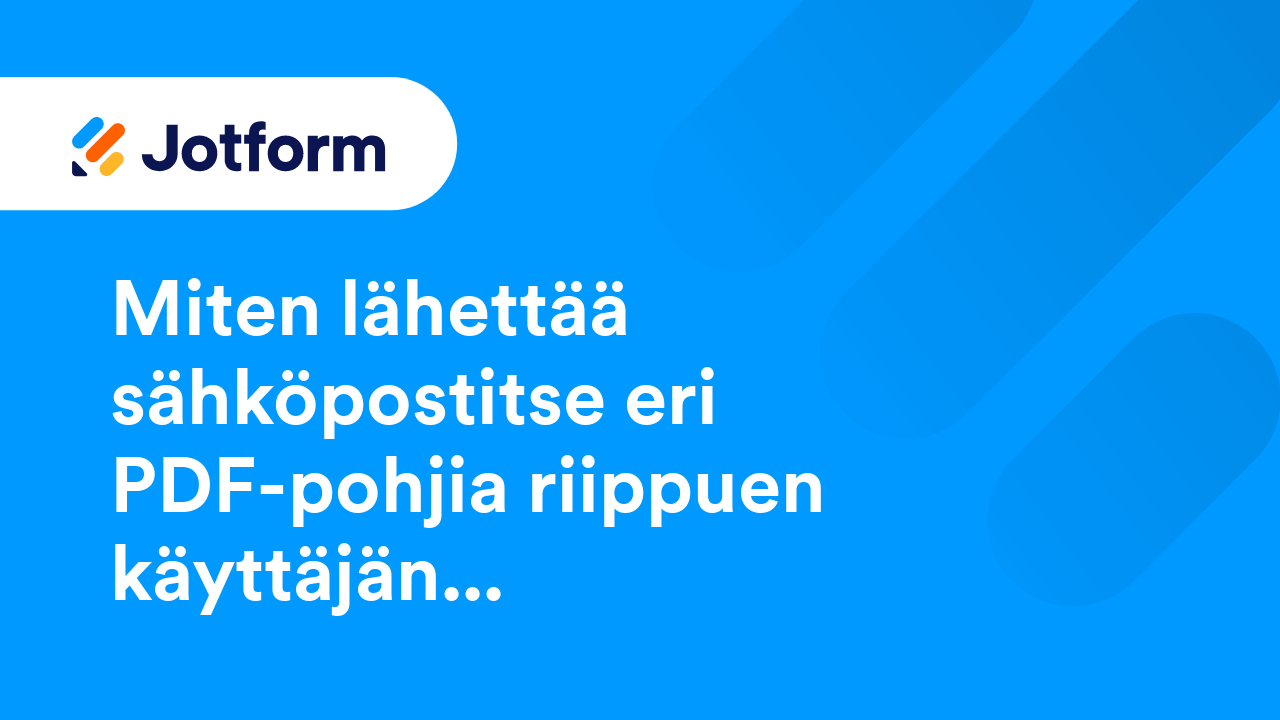 Luo huoliteltuja PDF-tiedostoja automaattisesti