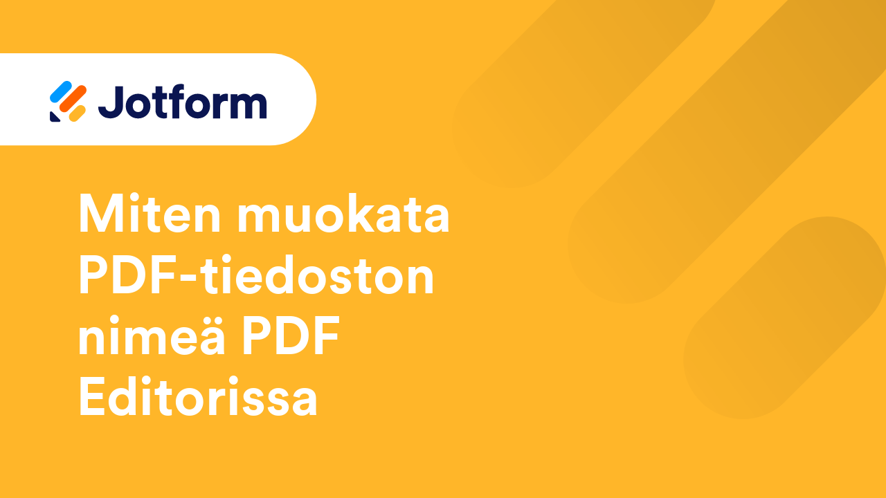 Luo huoliteltuja PDF-tiedostoja automaattisesti