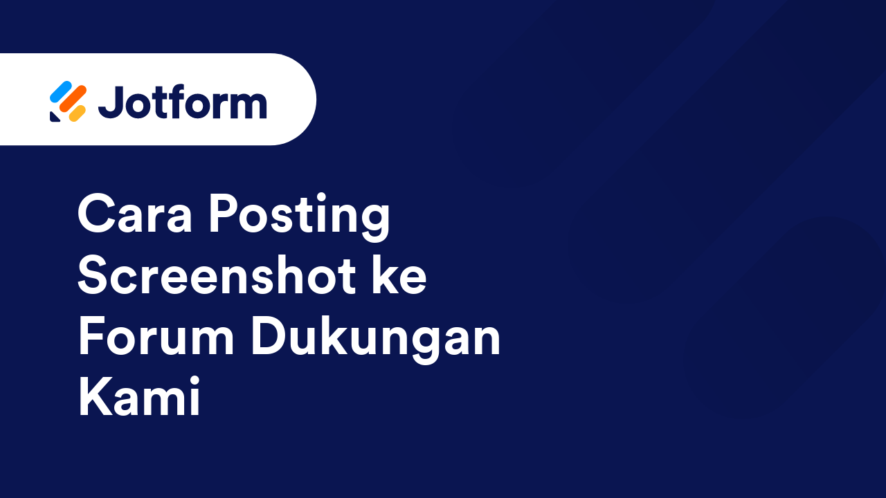 Mulai dengan Jotform