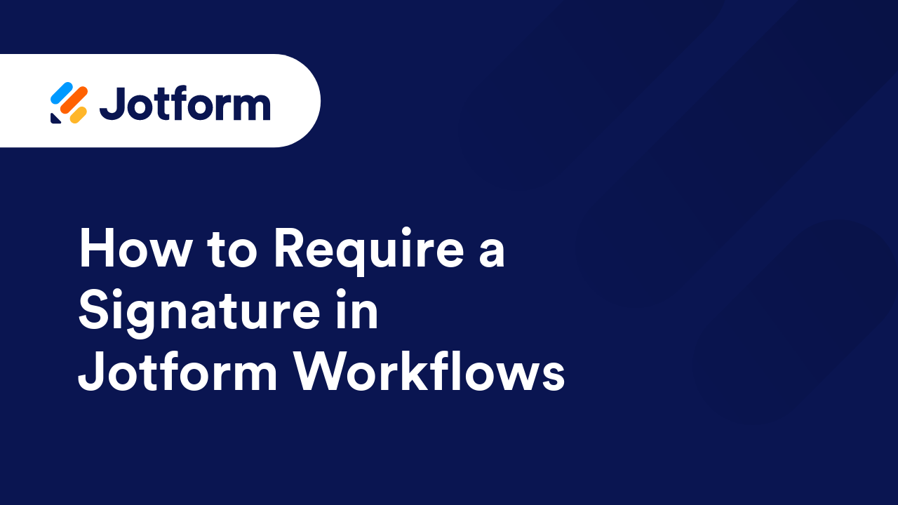 Jotform Workflows