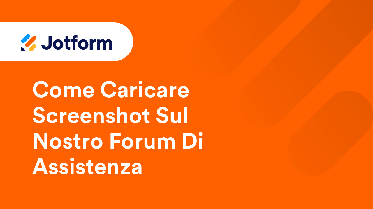 Primi Passi con Jotform