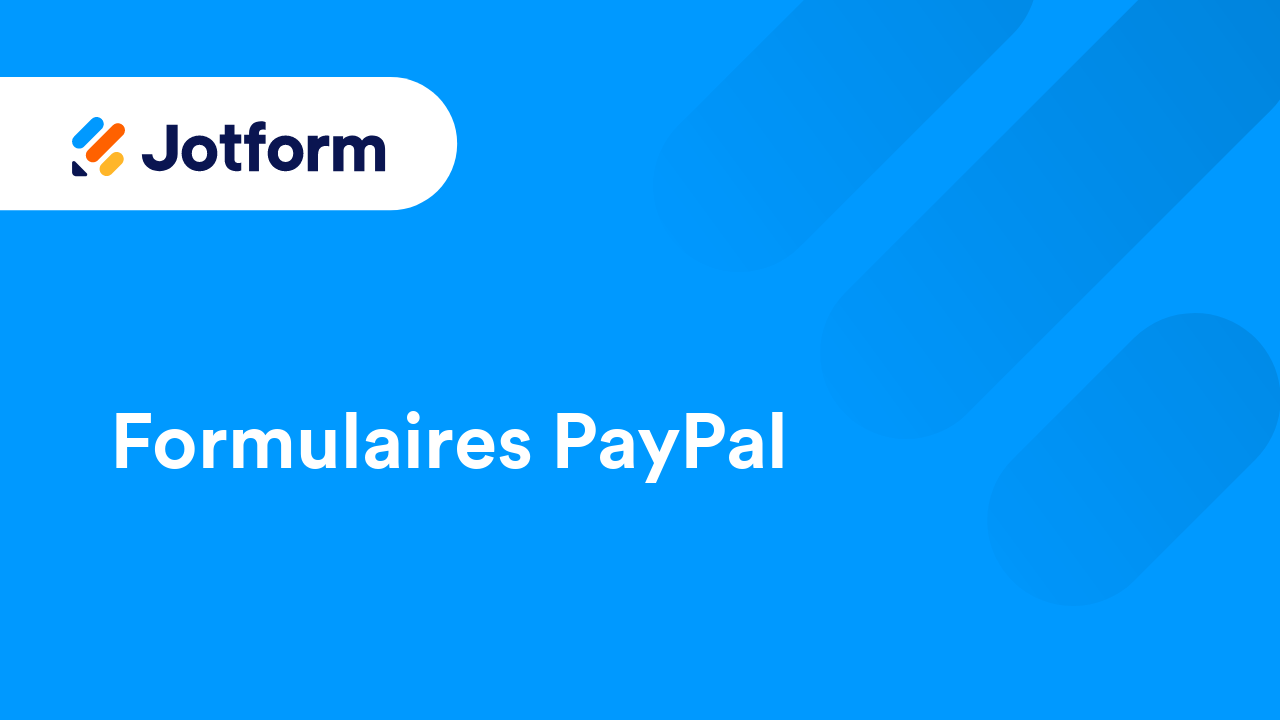 Formulaires de paiement