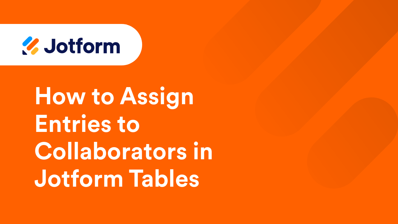 Jotform Tables