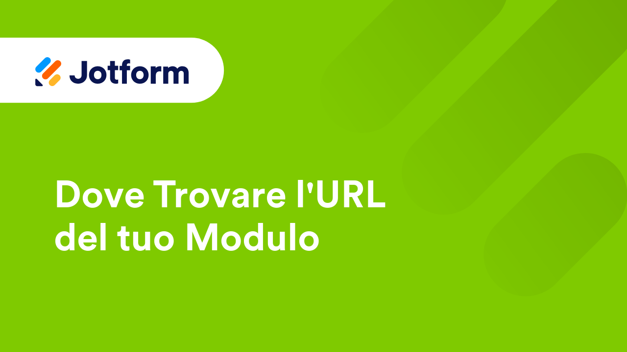 Primi Passi con Jotform