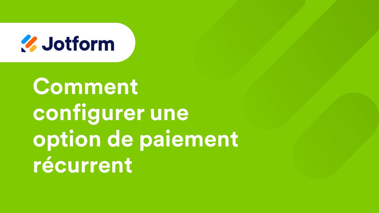 Formulaires de paiement