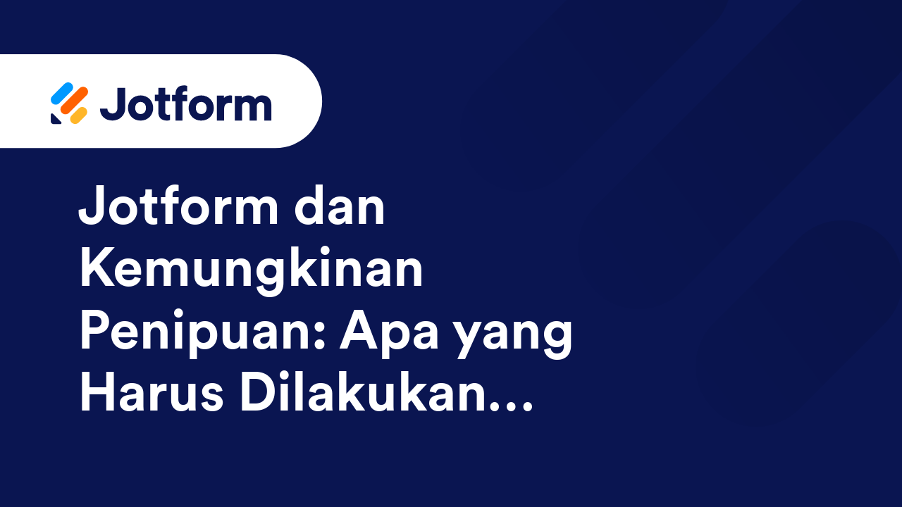 Mulai dengan Jotform