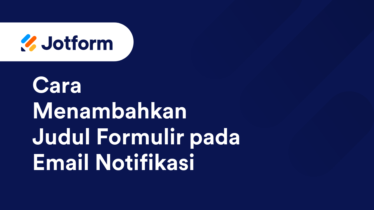 Email Formulir