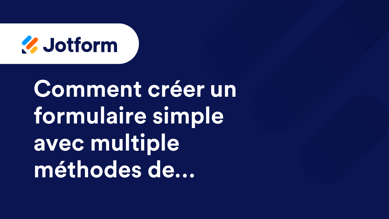 Formulaires de paiement