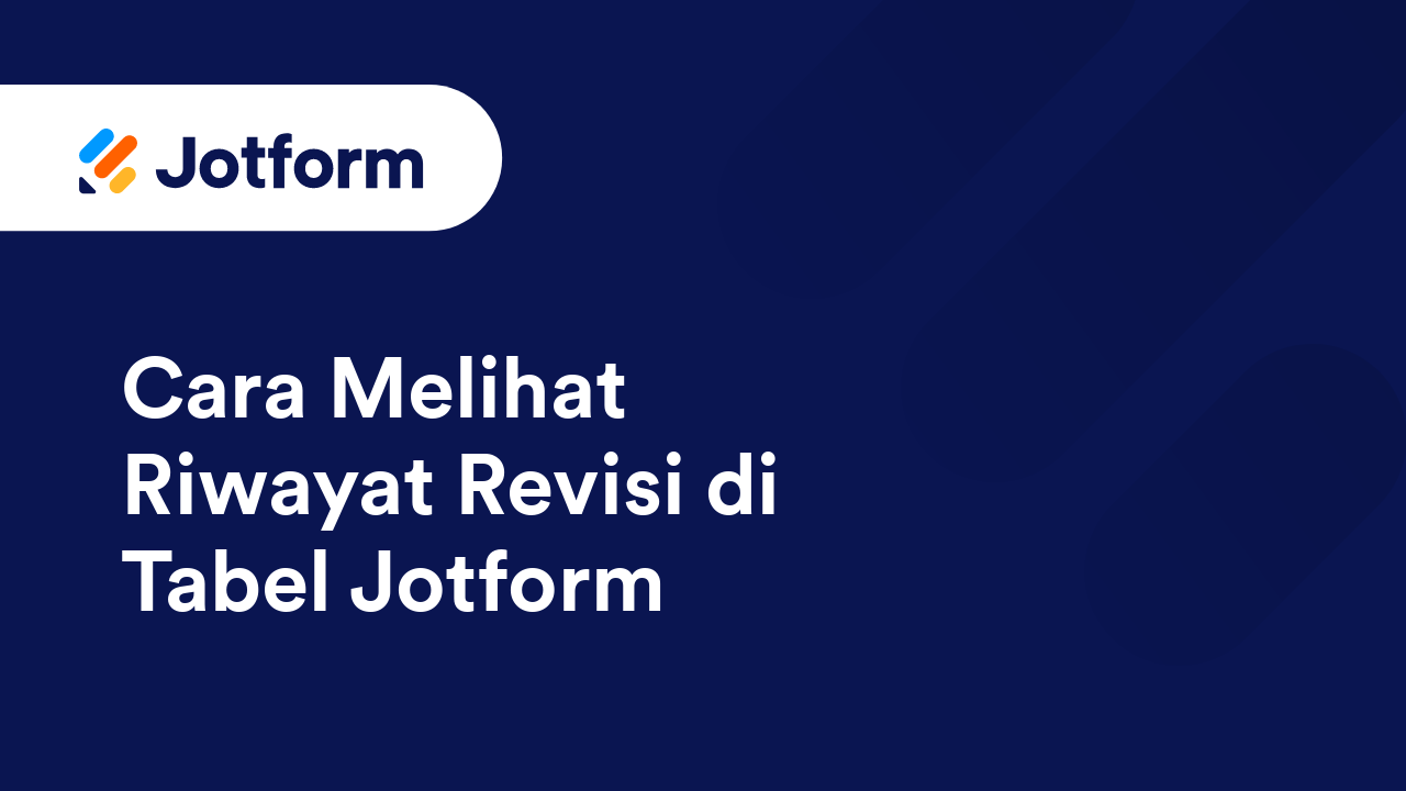 Tabel Jotform