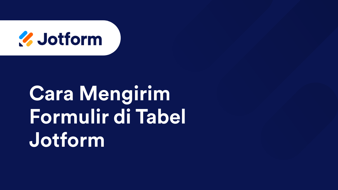Tabel Jotform
