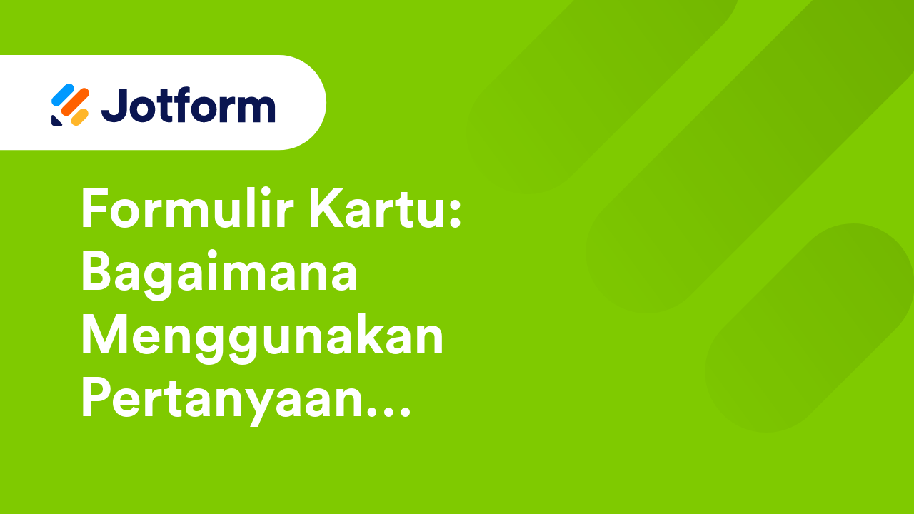 Formulir Kartu