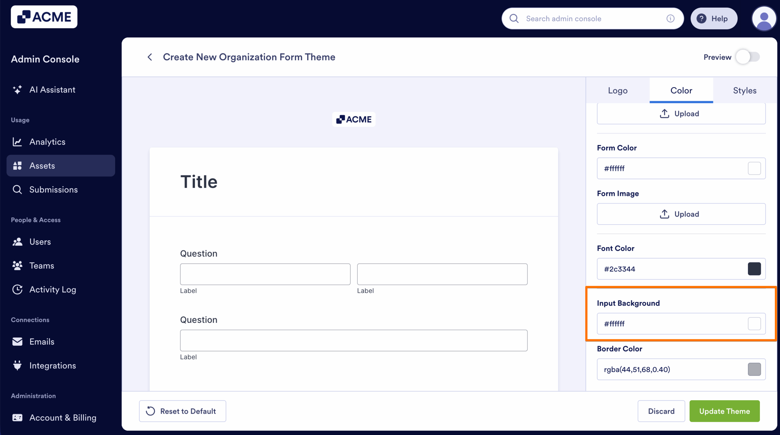 How to Create and Manage Form Theme Organization-Wide from the Admin Console Image-21