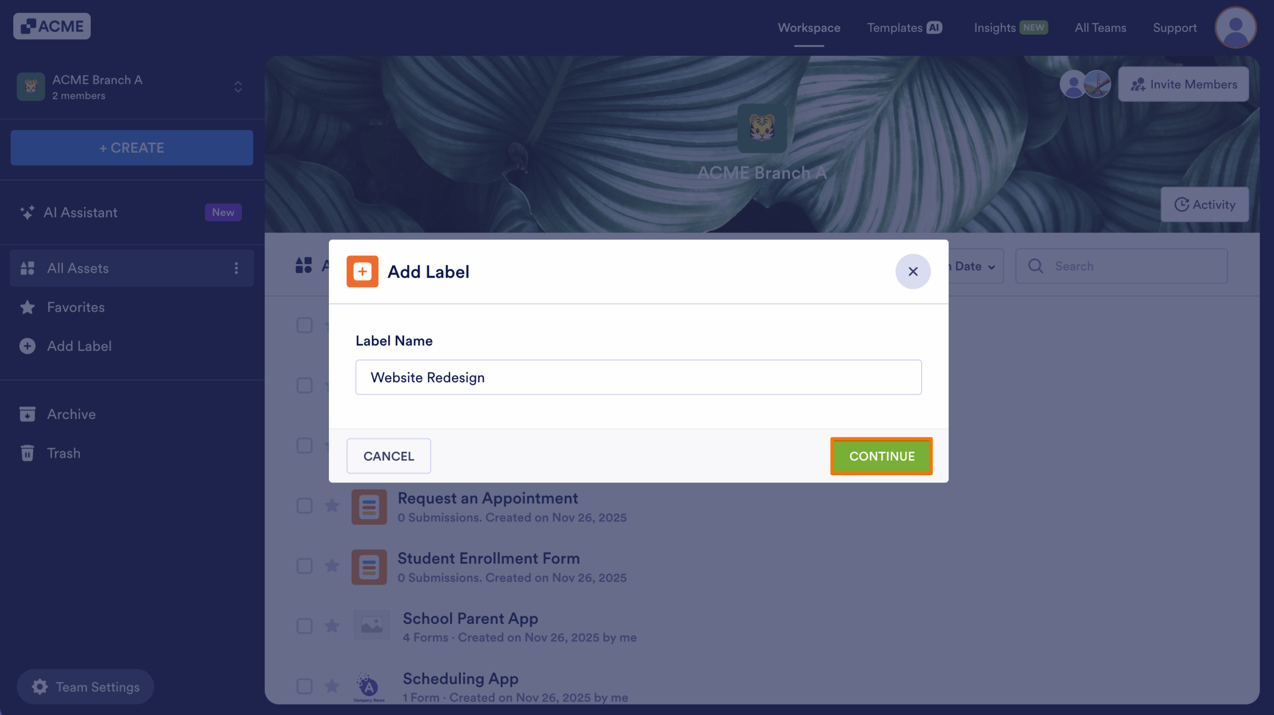 How to Label Assets on a Team Workspace Image-3