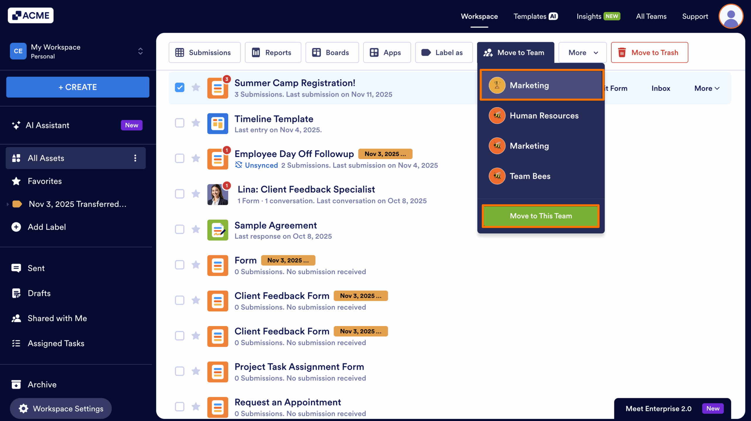How to Move Your Forms and Other Assets to Your Team Image-3