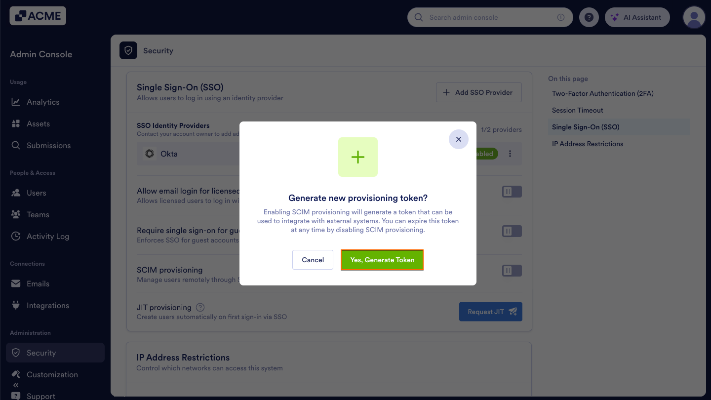 How to Set Up SCIM and Role Provisioning for Okta Image-8