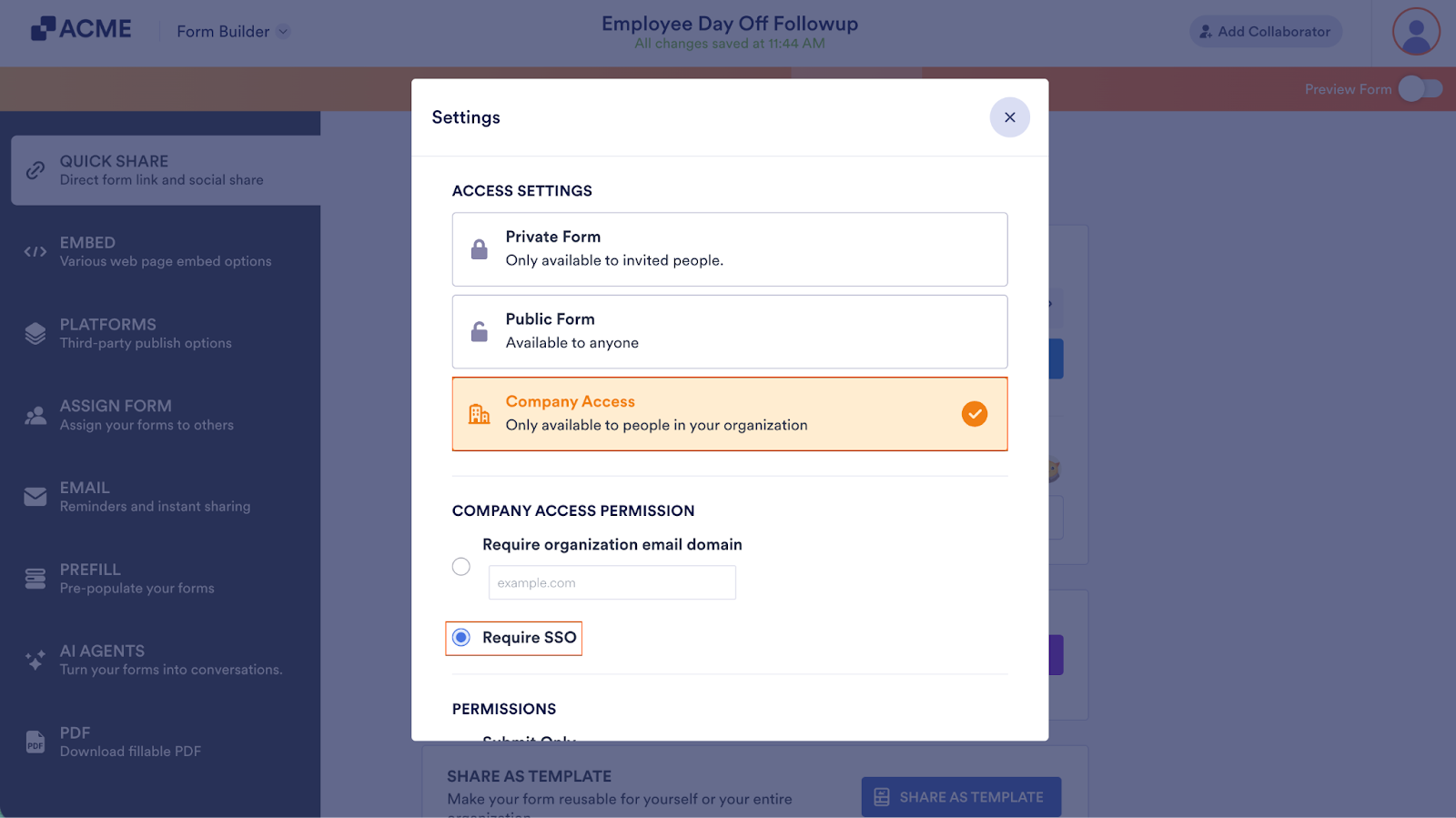 How to Enable SSO in Forms Image-3