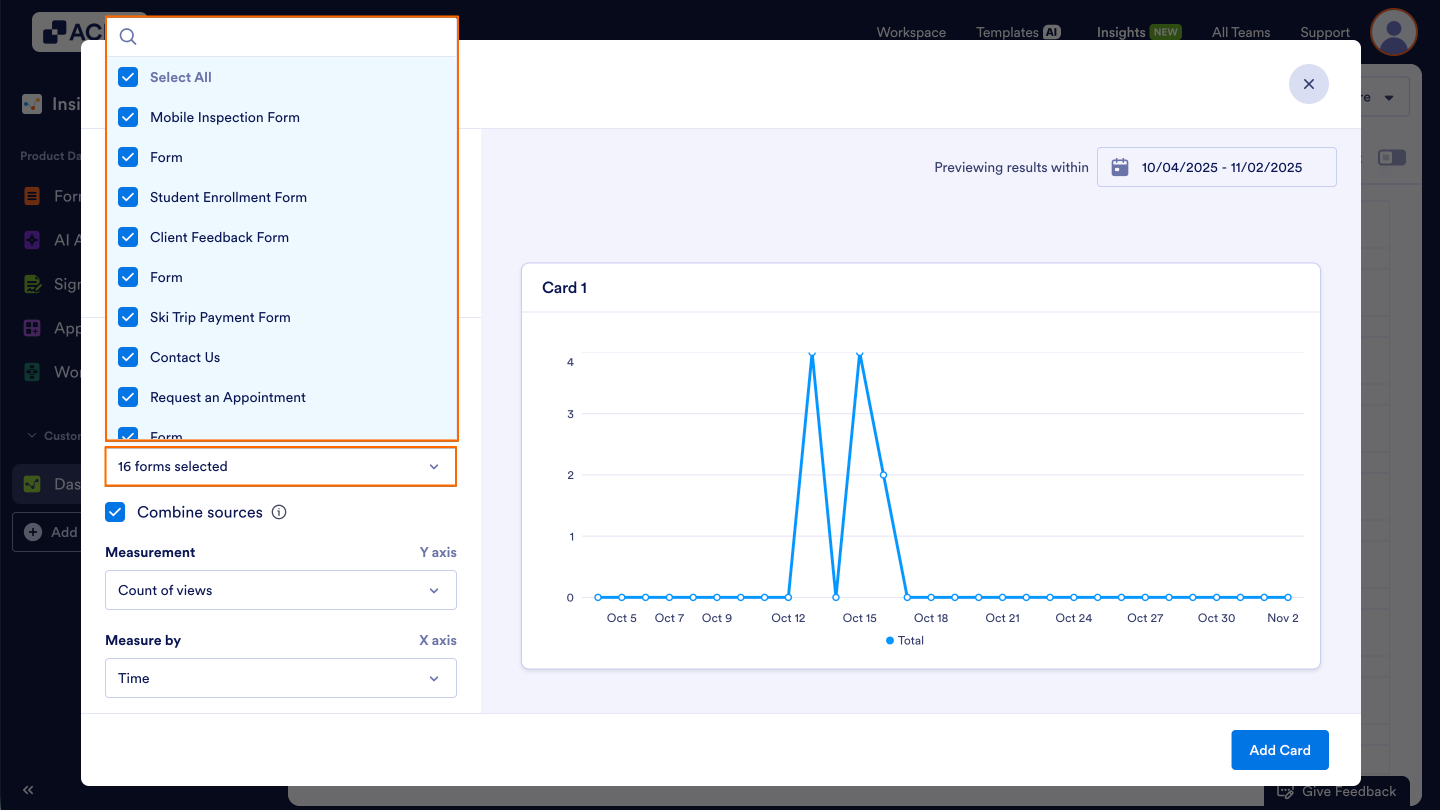 How to Manage Cards in Your Custom Dashboard in Insights? Image-5