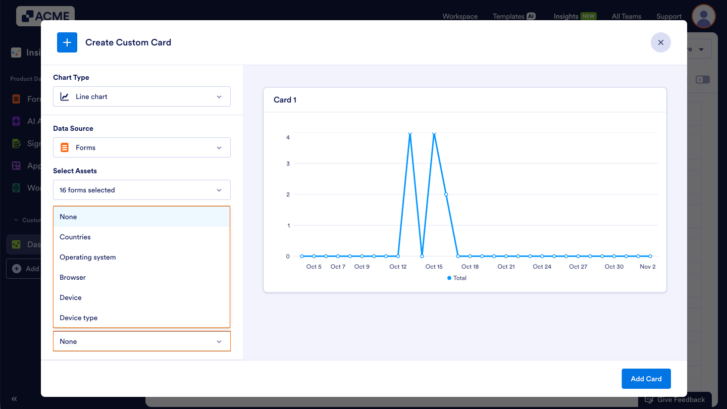 How to Manage Cards in Your Custom Dashboard in Insights? Image-9