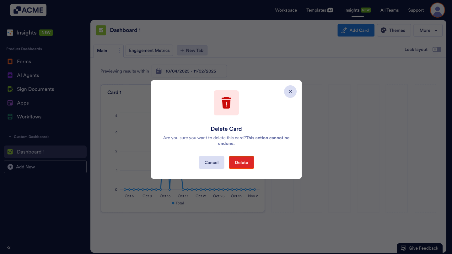 How to Manage Cards in Your Custom Dashboard in Insights? Image-19