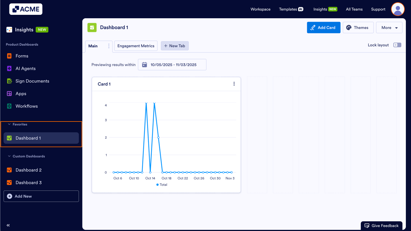 How to Add Your Custom Dashboard to Favorites in Insights? Image-4