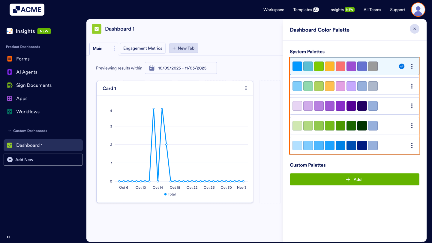 How to Create and Manage Themes for Your Custom Dashboard in Insights? Image-2