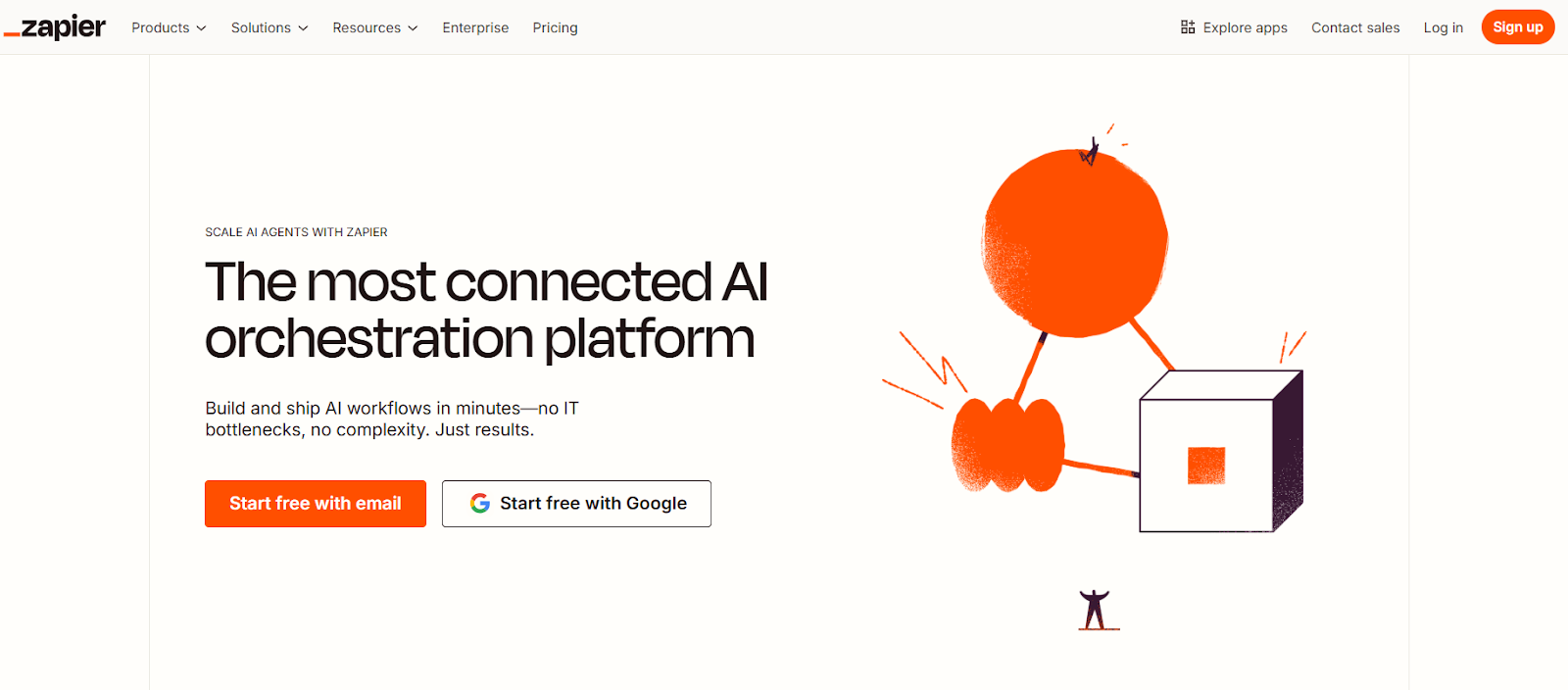 Zapier AI Landing Page