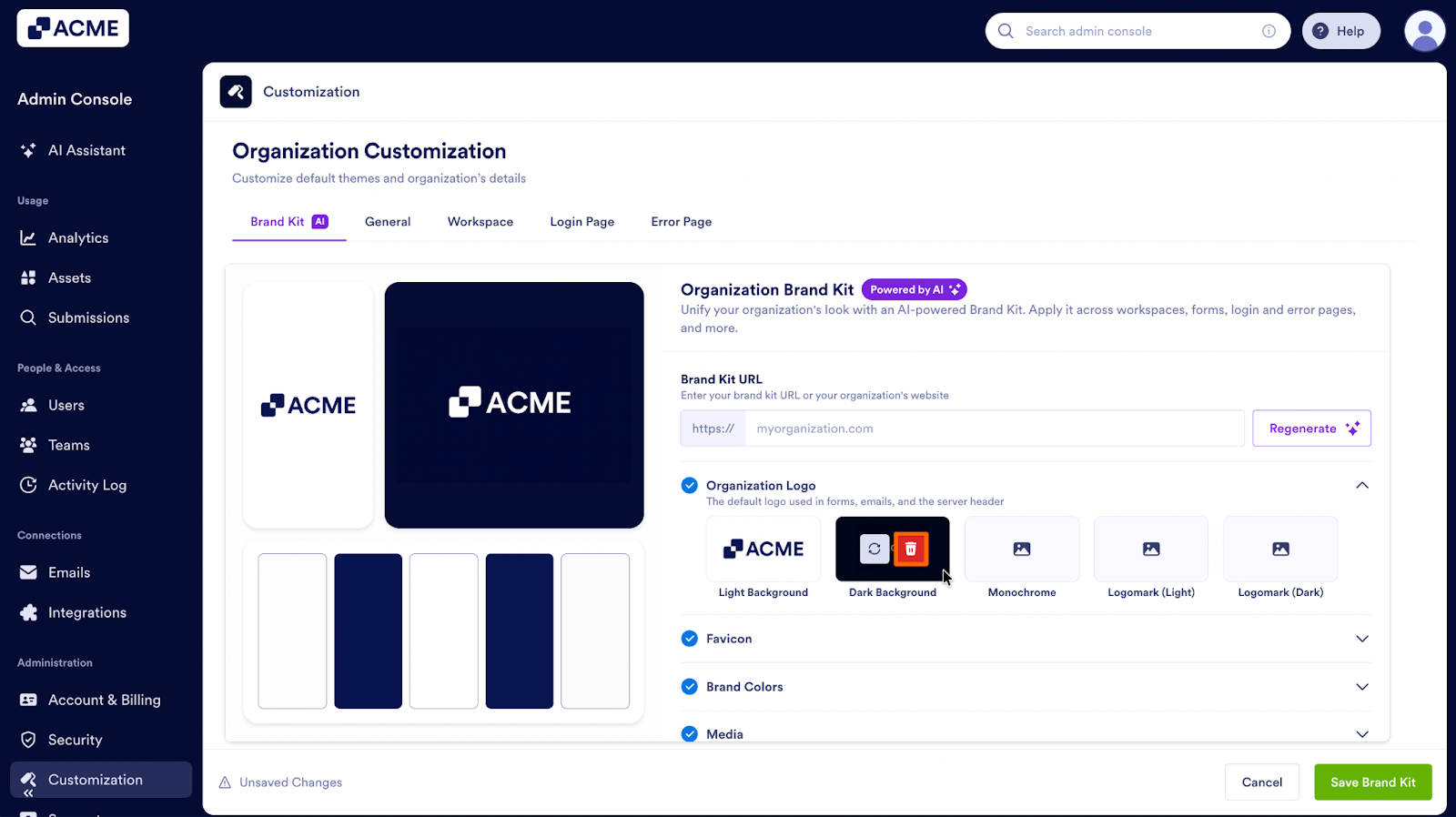 How to Manage and Update the Organization’s Brand Kit from the Admin Console Image-8