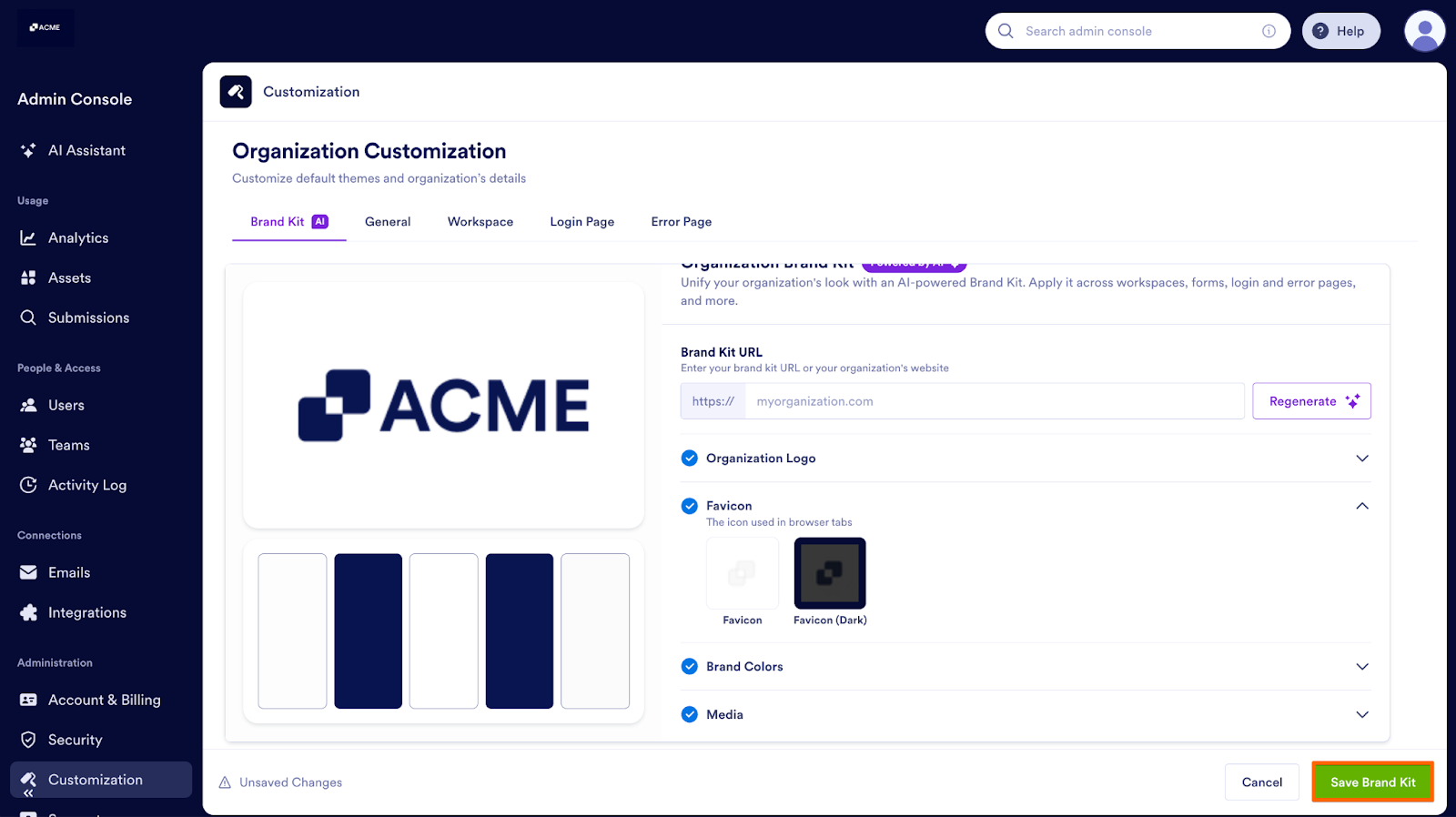 How to Manage and Update the Organization’s Brand Kit from the Admin Console Image-12