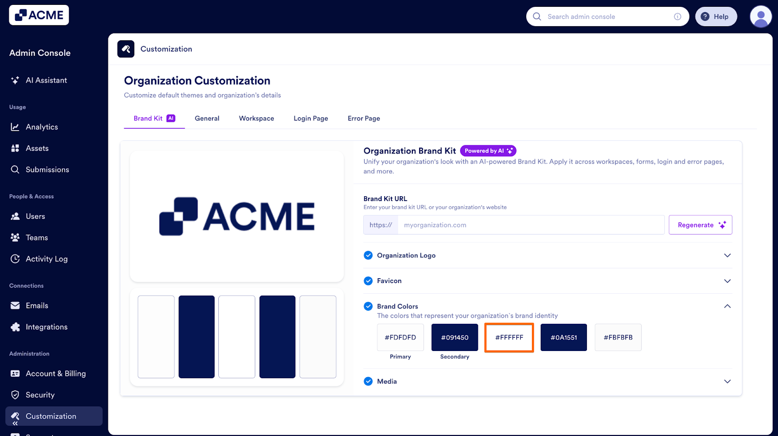 How to Manage and Update the Organization’s Brand Kit from the Admin Console Image-18