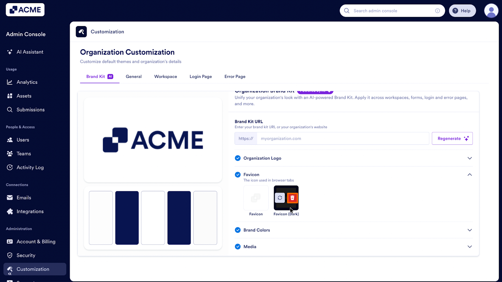 How to Manage and Update the Organization’s Brand Kit from the Admin Console Image-16