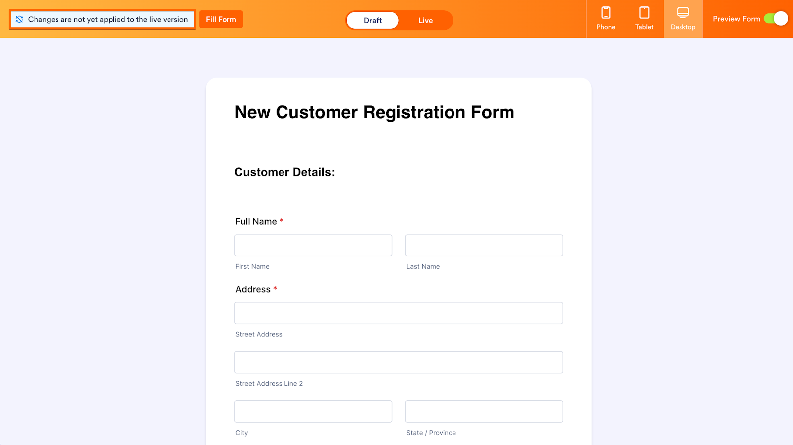 How to Preview Your Unsynced Drafts and Compare With the Live Form Image-3