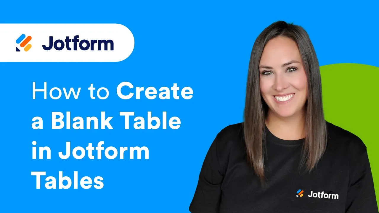 Jotform Tables