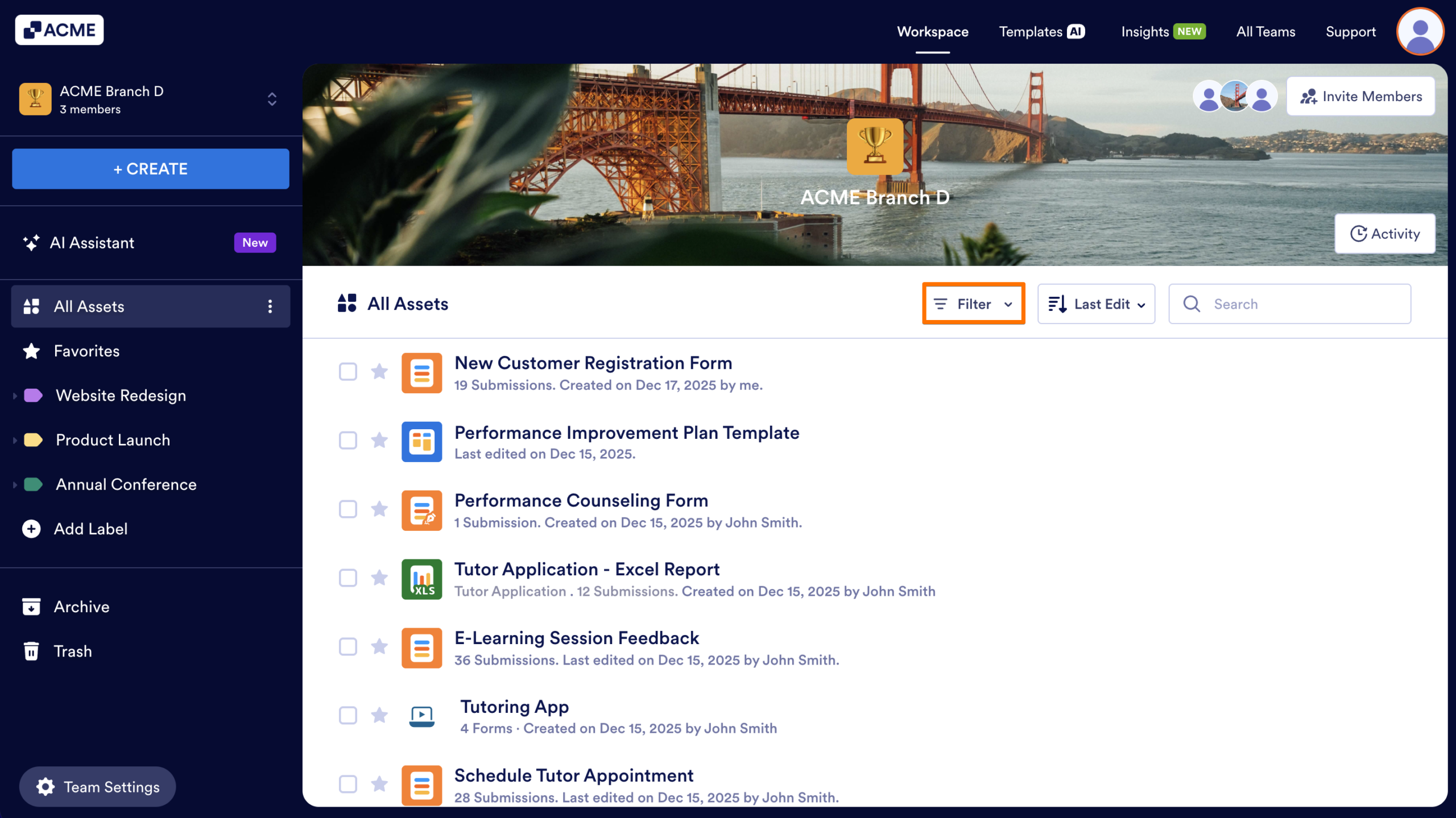 How to View a Workflow in a Team Workspace Image-1