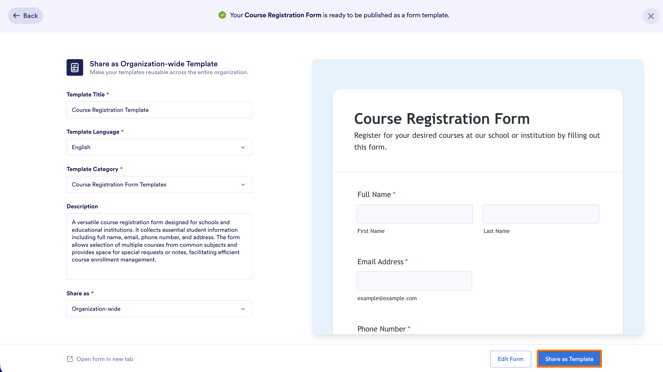 How to Create an Organizational Form Template Image-8