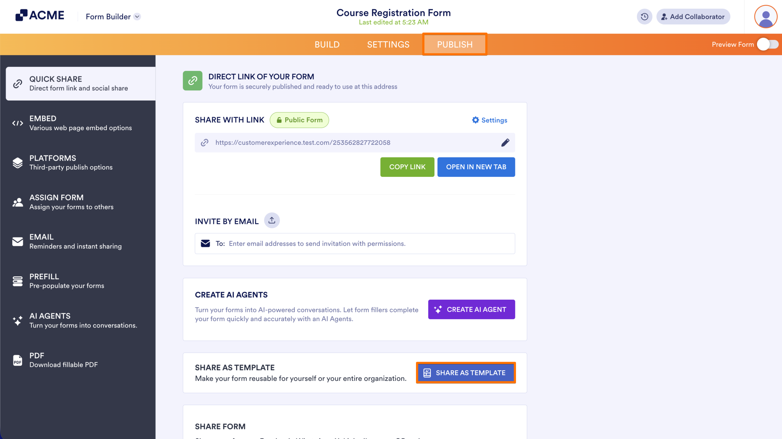 How Unshare a Form Template Image-2