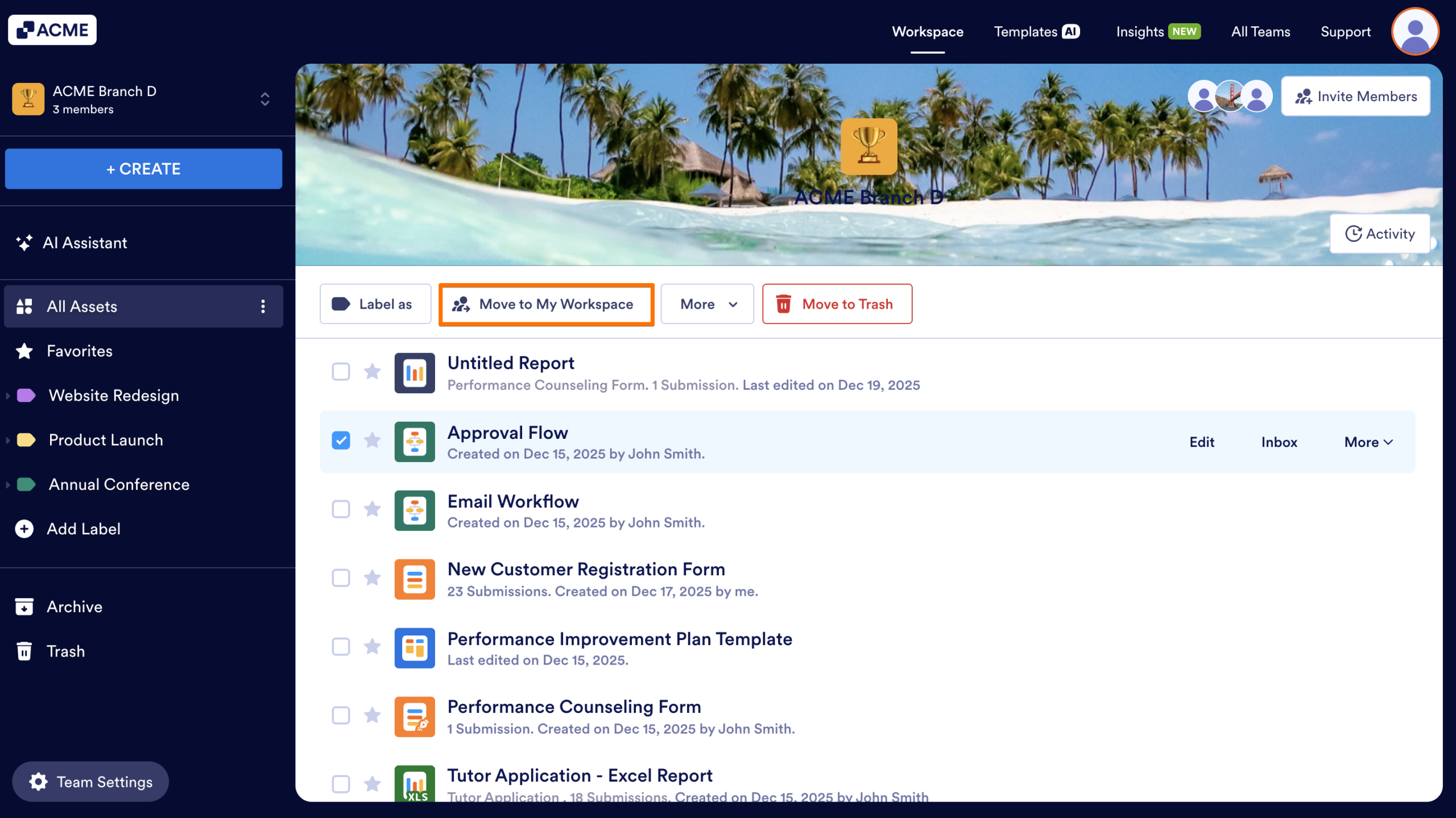 How to Move Assets between Team Workspaces Image-2