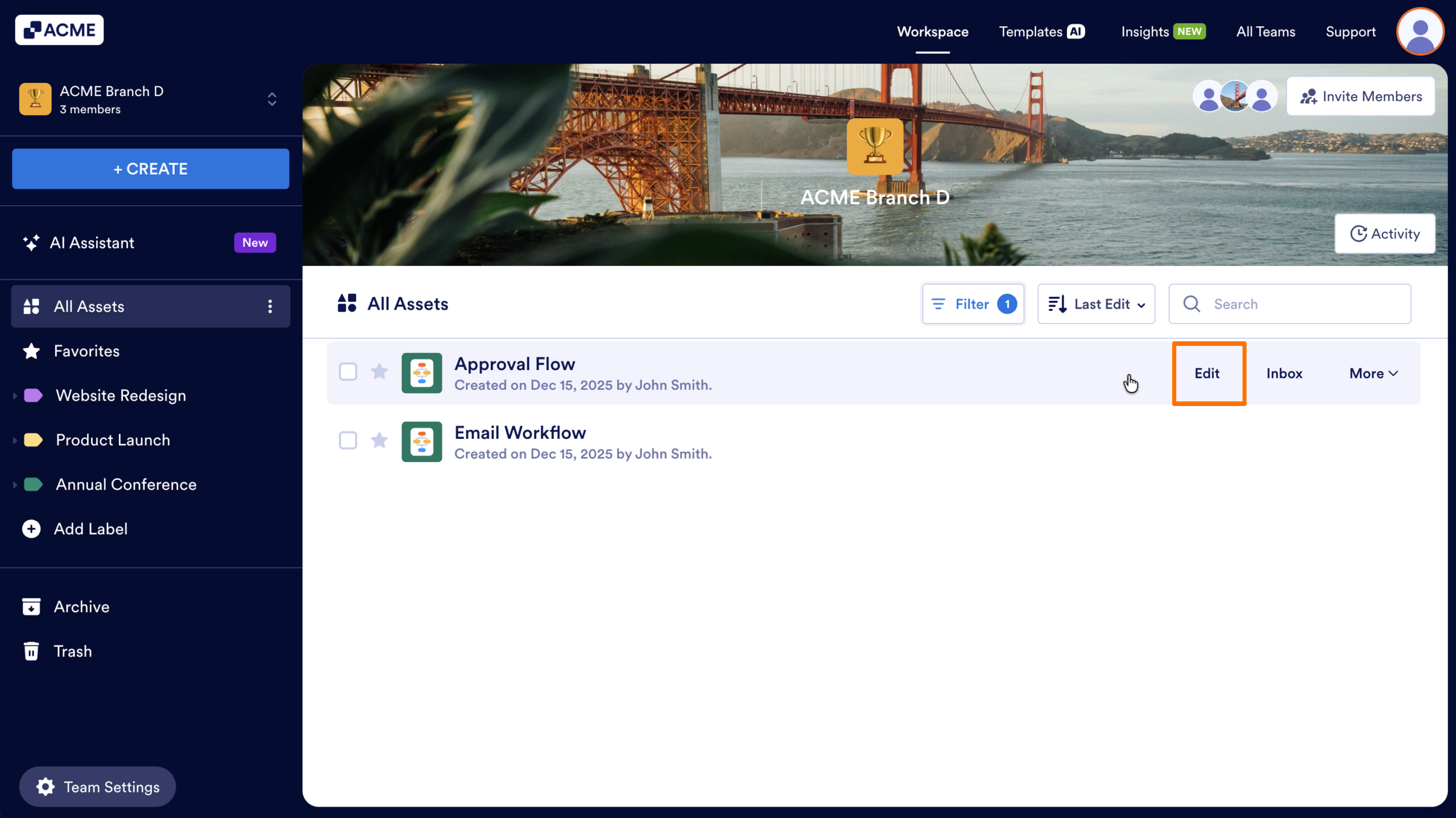 How to View a Workflow in a Team Workspace Image-3