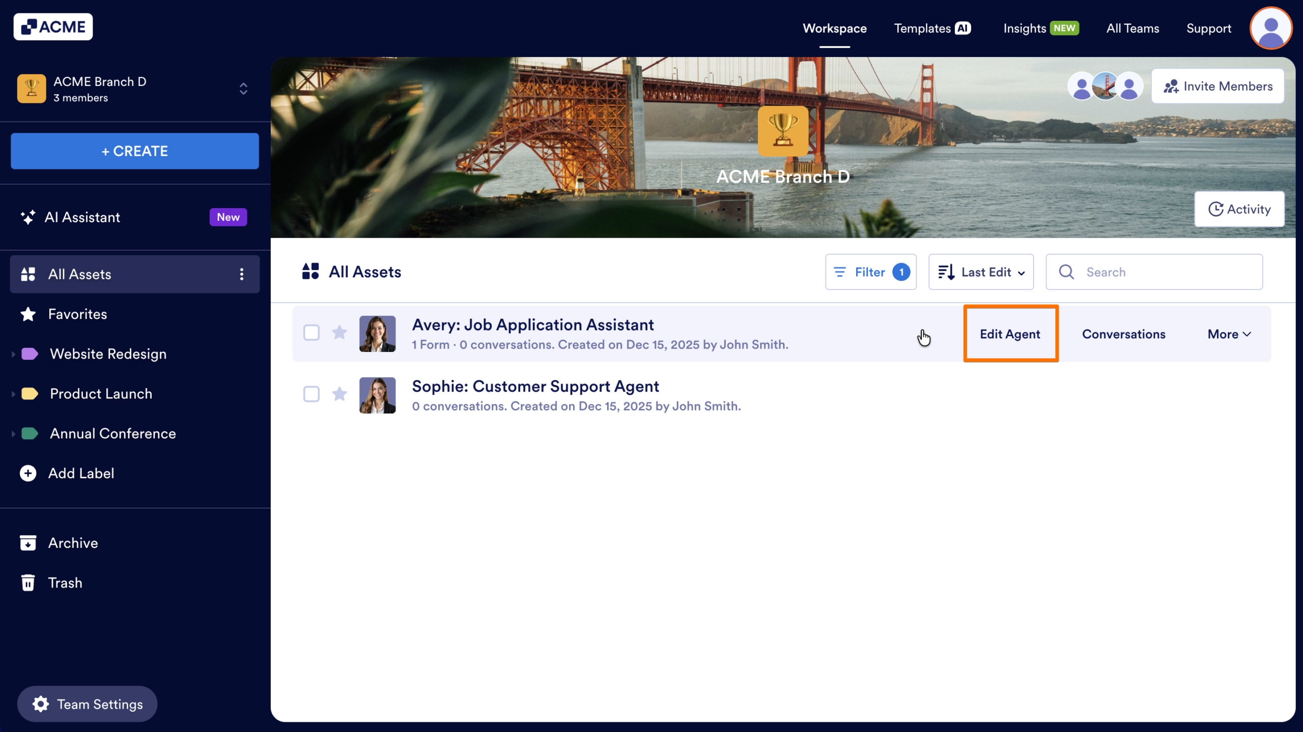 How to View AI Agent in a Team Workspace Image-3