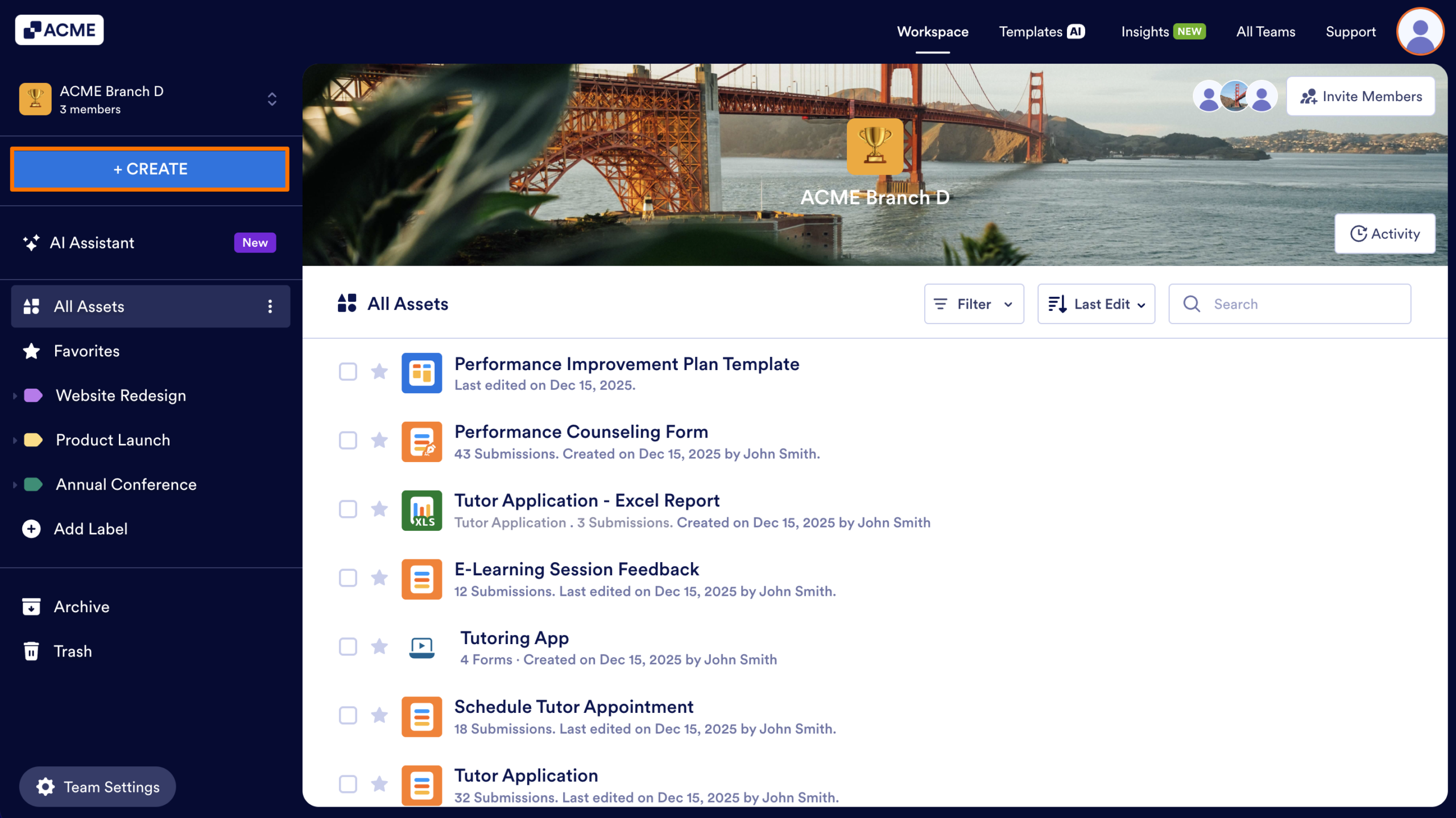 How to Create Forms in a Team Workspace Image-3